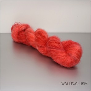 SILK MOHAIR LACE ∣  FIRE RED