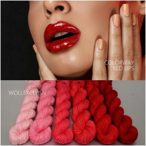 COLORWAY │WOLLE FARBVERLAUF │ RED LIPS