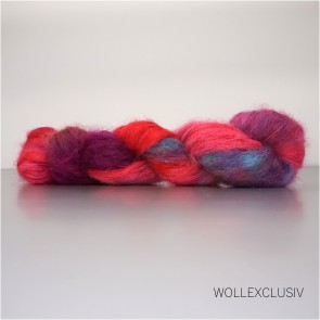 SILK MOHAIR LACE ∣  LADY IN RED