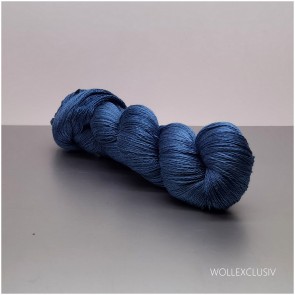 MULBERRY SILK LACE ∣ SHINY BLUE 