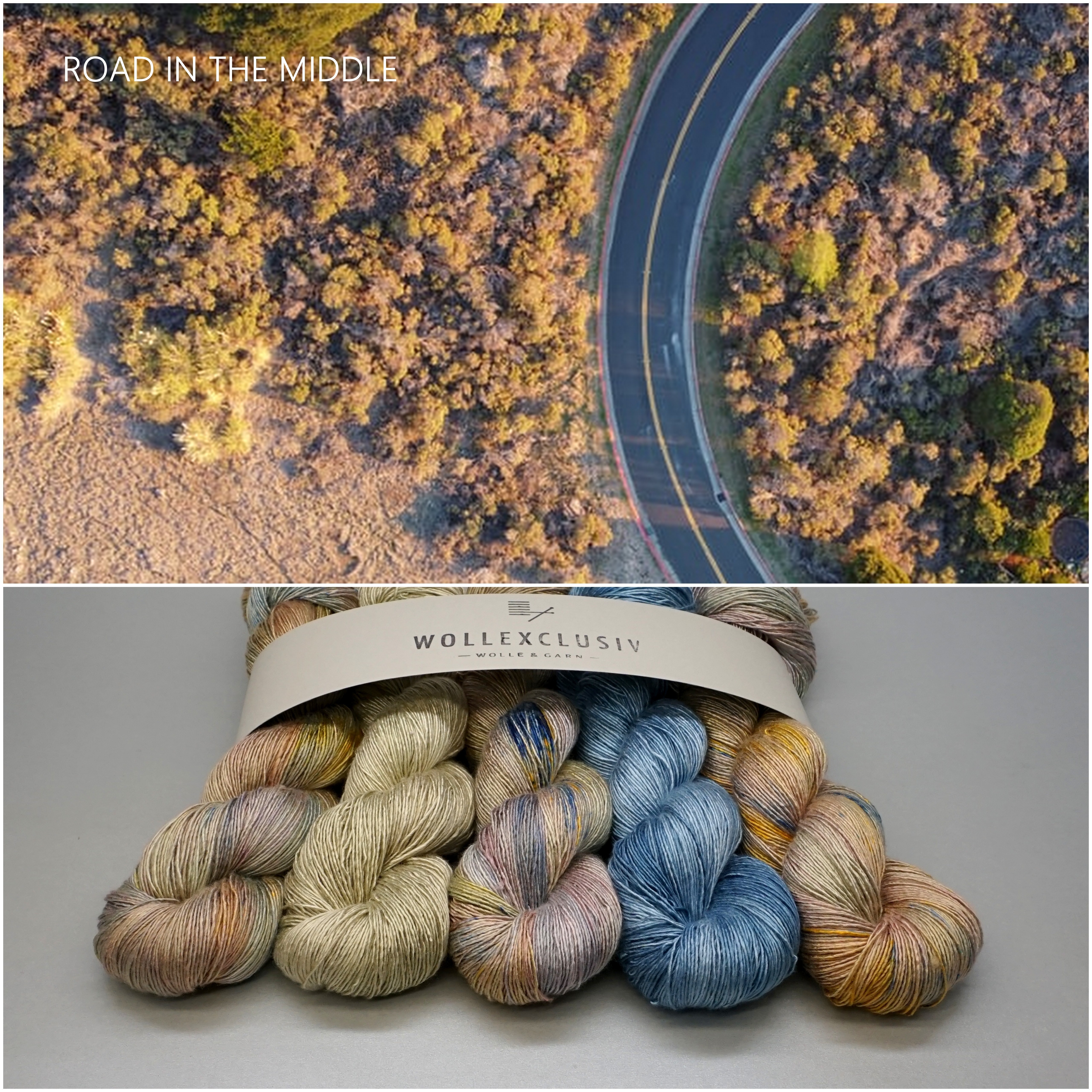 WOLLEXCLUSIV KIT ∣ MULBERRY SILK SINGLE ∣ ROAD IN THE MIDDLE